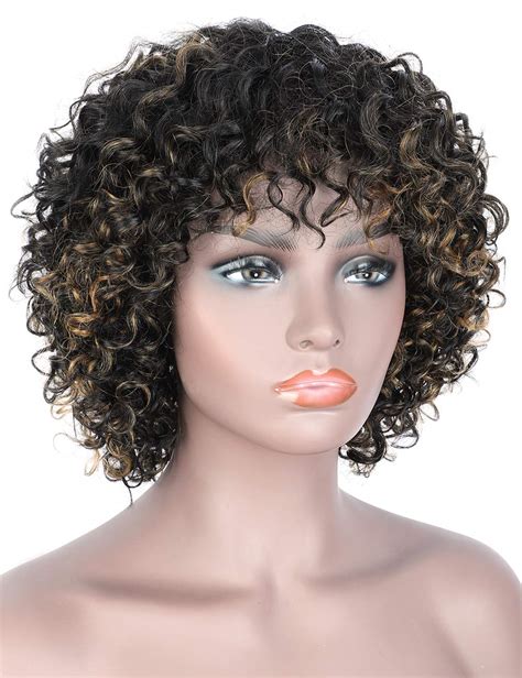 wigs short curly hair